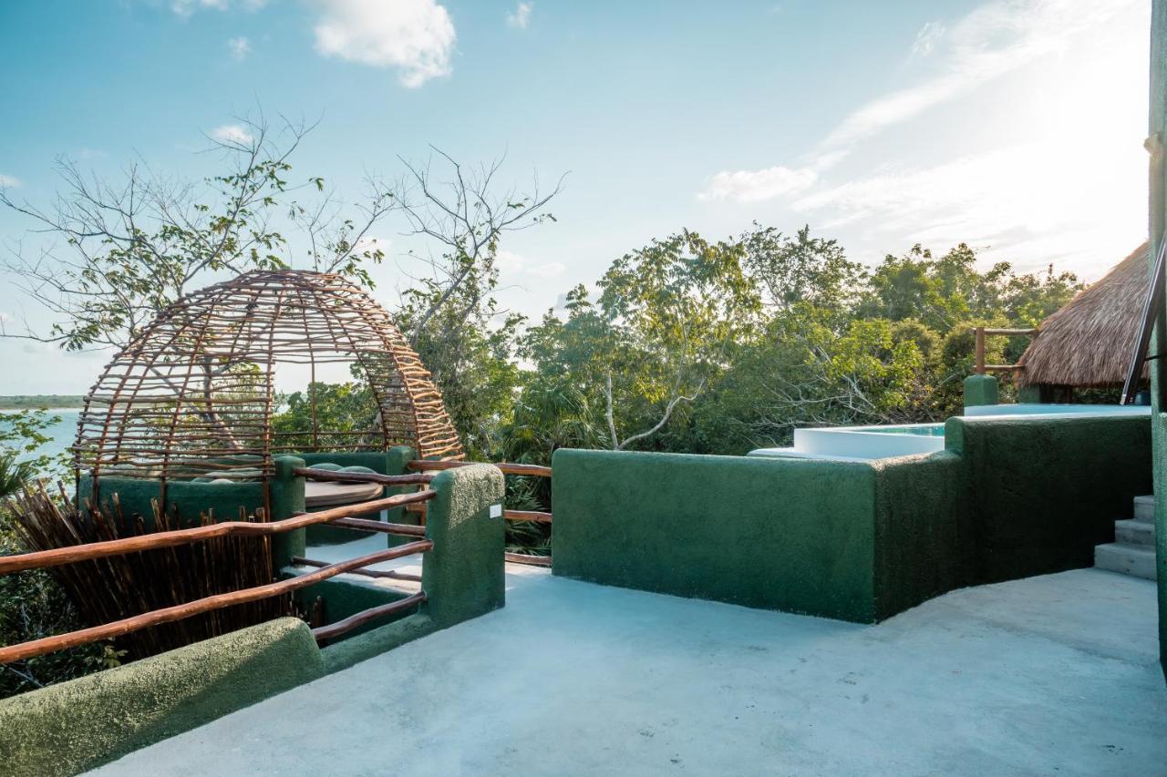 Casa Pibe, Private Jacuzzi, Pier And Rooftop Bacalar Exterior foto